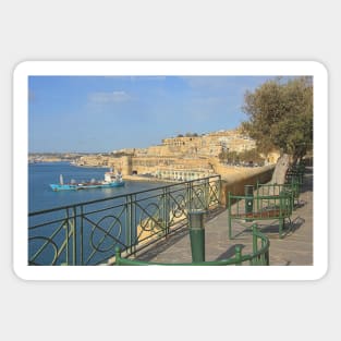 Grand Harbour, Valletta, Malta Sticker